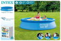 Intex Piscine gonflable Easy Set ronde, capacité 1942 L, pour 6 ans et plus, dimensions 244 x 61 cm, PVC