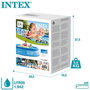 Intex Piscine gonflable Easy Set ronde, capacité 1942 L, pour 6 ans et plus, dimensions 244 x 61 cm, PVC