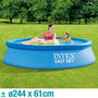 Intex Piscine gonflable Easy Set ronde, capacité 1942 L, pour 6 ans et plus, dimensions 244 x 61 cm, PVC