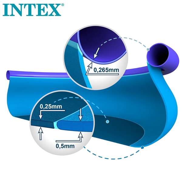 Intex - Piscine gonflable ronde Easy Set avec filtre-pompe, capacité 3077 litres, 305 x 61 cm - PVC