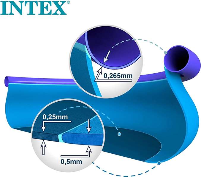 Intex - Piscine gonflable ronde Easy Set avec filtre-pompe, capacité 3077 litres, 305 x 61 cm - PVC