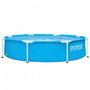 Intex Piscine Hors Sol Tubulaire Metal Frame Ronde Turquoise 244 x 51 cm