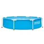 Intex 28205NP - Piscine hors sol tubulaire Metal Frame, ronde, diamètre 244 cm, hauteur 51 cm, couleur bleue