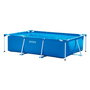 Intex - Piscine rectangulaire démontable 300 x 200 x 75 cm, Capacité 3834 litres, Pour +6 ans, PVC, Acier, Aluminium, PET, PP