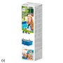 Intex - Piscine rectangulaire démontable 300 x 200 x 75 cm, Capacité 3834 litres, Pour +6 ans, PVC, Acier, Aluminium, PET, PP