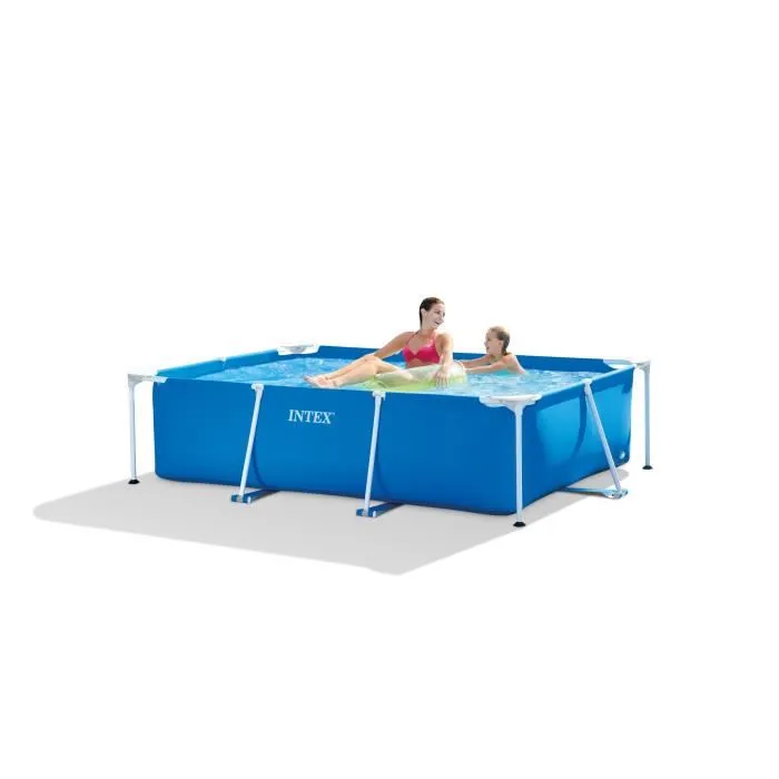 Intex Piscine hors sol tubulaire rectangulaire Metal Frame 28270NP - 220 x 150 x 60 cm