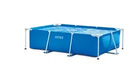Intex Piscine hors sol tubulaire rectangulaire Metal Frame 28270NP - 220 x 150 x 60 cm