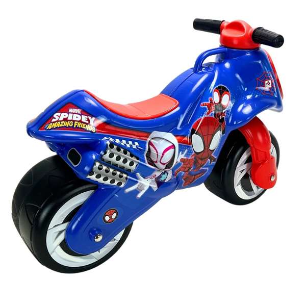 Injusa Correpasillos Moto Spiderman 69x27.5x49 cm - Version Espagnol