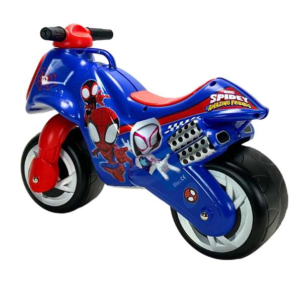 Injusa Correpasillos Moto Spiderman 69x27.5x49 cm - Version Espagnol