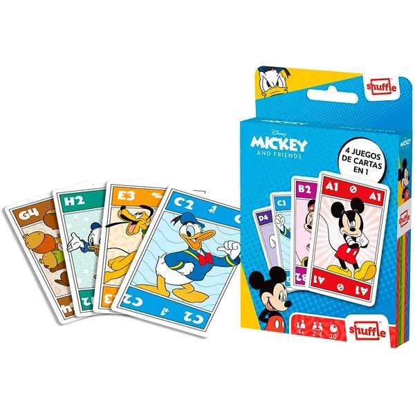 Fournier - Jeu de cartes pour enfants Mickey & amis - Cartes à jouer dès 4 ans