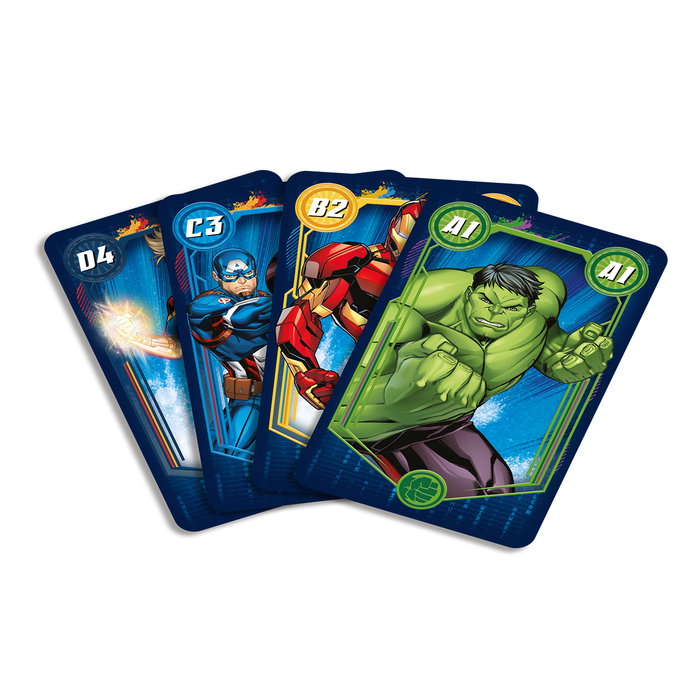 Fournier Jeu de cartes 4 en 1 Avengers