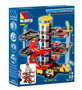 Molto - Garage de 5 étages pour voitures - Jeu de construction pour enfants de 3 ans et plus - Dimensions : 68x65x51 cm - En plastique - Langues : espagnol, anglais