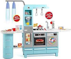 Molto Cuisine de jeu électronique Gourmet avec robinet, lumières et sons, 113x150x36 cm, espagnol/anglais