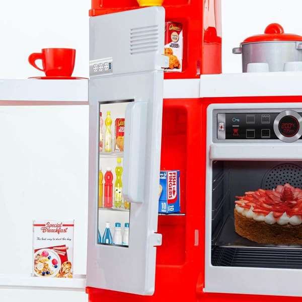 Molto Cuisine de jeu électronique Gourmet avec robinet, lumières et sons, 113x150x36 cm, espagnol/anglais