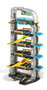 Molto - Parking Future 6 étages 152 cm avec héliport et ascenseur automatique - Jeu de stationnement - Figurines et véhicules inclus - À partir de 3 ans