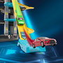 Molto - Parking Future 6 étages 152 cm avec héliport et ascenseur automatique - Jeu de stationnement - Figurines et véhicules inclus - À partir de 3 ans