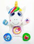Molto - Peluche Licorne interactive Gusy lumière 24 cm avec lumières, sons, conteuse et enregistreur, pour enfants