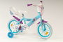 Huffy Bicicleta Frozen - Vélo pour enfant 14 pouces, pour 4 à 6 ans, cadre en fer, coloris bleu