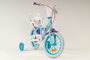 Huffy Bicicleta Frozen - Vélo pour enfant 14 pouces, pour 4 à 6 ans, cadre en fer, coloris bleu