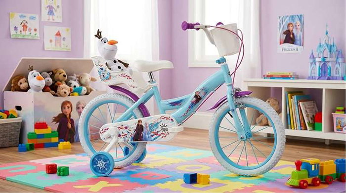 Huffy Bicicleta Frozen 16" pour enfants 5 à article ans - Bicyclette à roues de 16 pouces, coloris bleu Huffy Bicicleta Frozen 16" pour enfants 5 à article ans - Bicyclette à roues de 16 pouces, coloris bleu
