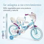 Huffy Bicicleta Frozen 16" pour enfants 5 à article ans - Bicyclette à roues de 16 pouces, coloris bleu