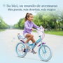 Huffy Bicicleta Frozen 16" pour enfants 5 à article ans - Bicyclette à roues de 16 pouces, coloris bleu