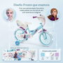 Huffy Bicicleta Frozen 16" pour enfants 5 à article ans - Bicyclette à roues de 16 pouces, coloris bleu