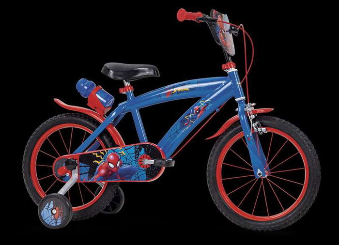Huffy Bicicleta Spiderman - Vélo enfant 16 pouces pour 5 à建设和8 ans, thème Spider-Man