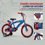 Huffy Bicicleta Spiderman - Vélo enfant 16 pouces pour 5 à建设和8 ans, thème Spider-Man
