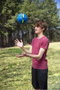 Goliath Pelota Wahu Phlat Ball - Lance comme un disque, rattrape comme une balle - 24x6x27 cm - Modèles surtidos (rouge, bleu ou vert)