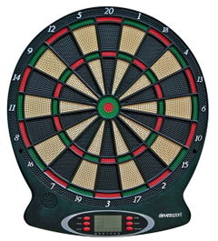 Ociotrends Cible électronique Orion avec écran LCD, 6 fléchettes, 18 jeux et 159 variantes, dimensions 37.8 x 43 x 2 cm