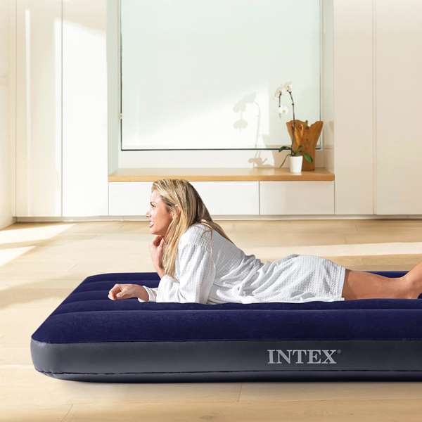 Intex Colchon Flocado Dura-Beam Standard Classic Downy - 76x191x25 cm - Matelas PVC