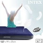 Intex Matelas Gonflable Classic Downy 137 x 191 x 25 cm