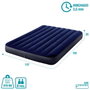 Intex Matelas Gonflable Classic Downy 137 x 191 x 25 cm