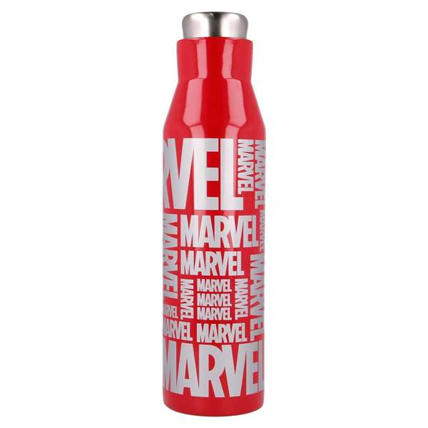 Marvel Thermos Bouteille Isotherme en Acier Inoxidable 580 ml - Sans BPA, Double Paroi Sous Vide