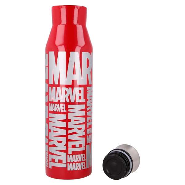 Marvel Thermos Bouteille Isotherme en Acier Inoxidable 580 ml - Sans BPA, Double Paroi Sous Vide