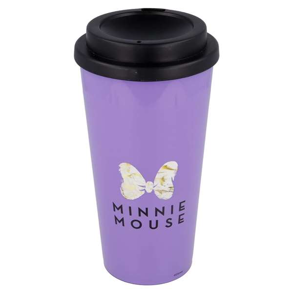 Stor - Vaso de cafe doble Minnie 520 ml - Tasse à café double Minnie - 520 ml - PP et silicone - À partir de 8 ans Stor - Vaso de cafe doble Minnie 520 ml - Tasse à café double Minnie - 520 ml - PP et silicone - À partir de 8 ans