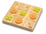 Cayro - Jeu de Tic Tac Toe en bois - Dimensions 20x20x4 cm - Jeu de société pour enfants - Boîte multilingue