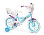 Huffy Bicicleta Frozen - Vélo fille 12 pouces avec roues stabilisatrices - Pour enfants de 3 à 5 ans (36-60 mois) - Bleu