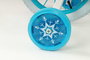 Huffy Bicicleta Frozen - Vélo fille 12 pouces avec roues stabilisatrices - Pour enfants de 3 à 5 ans (36-60 mois) - Bleu