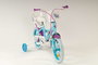 Huffy Bicicleta Frozen - Vélo fille 12 pouces avec roues stabilisatrices - Pour enfants de 3 à 5 ans (36-60 mois) - Bleu