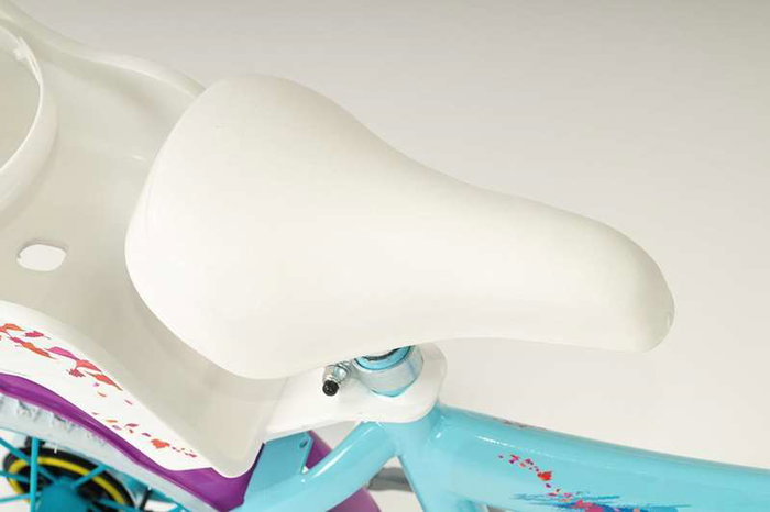 Huffy Bicicleta Frozen - Vélo fille 12 pouces avec roues stabilisatrices - Pour enfants de 3 à 5 ans (36-60 mois) - Bleu