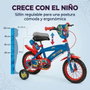 Huffy Bicicleta Spiderman - Vélo pour enfant avec roues de 12 pouces, âge 3 à 5 ans