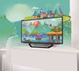 Vtech Console éducative V.Smile TV Nouvelle Génération - 6 mondes éducatifs - Fonctionne avec 2 piles AA - Dimensions 11.5x14.5x2.6 cm