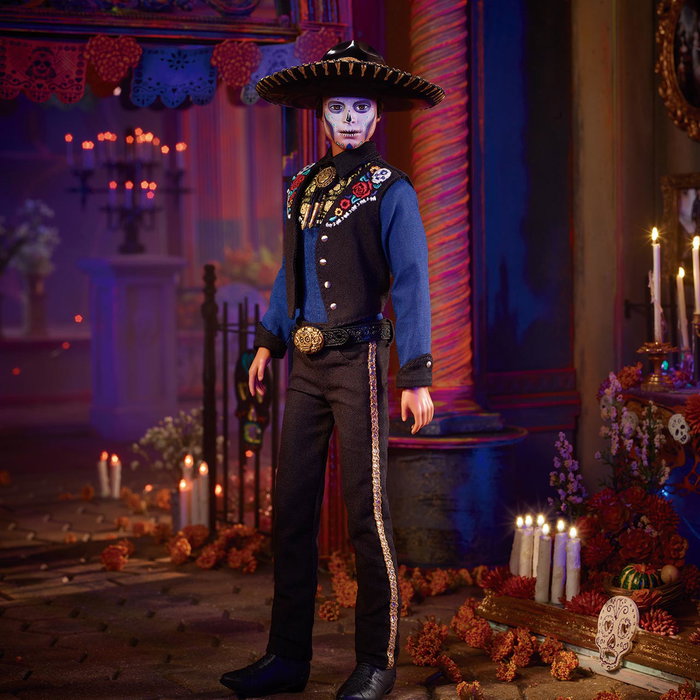 Barbie Signature Ken Dia De Muertos Hby10 Mattel - Poupée de Collection pour Adultes - Version Multilingue (Anglais, Français, Allemand, Italien, Portugais, Espagnol) Barbie Signature Ken Dia De Muertos Hby10 Mattel - Poupée de Collection pour Adultes - Version Multilingue (Anglais, Français, Allemand, Italien, Portugais, Espagnol)