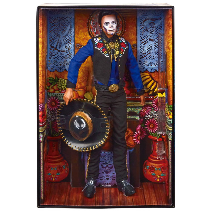 Barbie Signature Ken Dia De Muertos Hby10 Mattel - Poupée de Collection pour Adultes - Version Multilingue (Anglais, Français, Allemand, Italien, Portugais, Espagnol) Barbie Signature Ken Dia De Muertos Hby10 Mattel - Poupée de Collection pour Adultes - Version Multilingue (Anglais, Français, Allemand, Italien, Portugais, Espagnol)