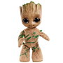 Mattel Peluche Marvel Yo Soy Groot Danseur avec Phrase Iconique et Activation Sonore - Peluche Groot Bailarín 28 cm, Licence Guardians of the Galaxy, pour Enfants +3 ans