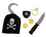 My Other Me - Set de pirate aventurier taille unique - Jouet en PVC - Langues: espagnol, anglais, français, italien, portugais, allemand