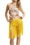 My Other Me - Jupe hawaiienne multicolore - Taille enfant - Langues: espagnol, anglais, français, italien, portugais, allemand - Dès 3 ans