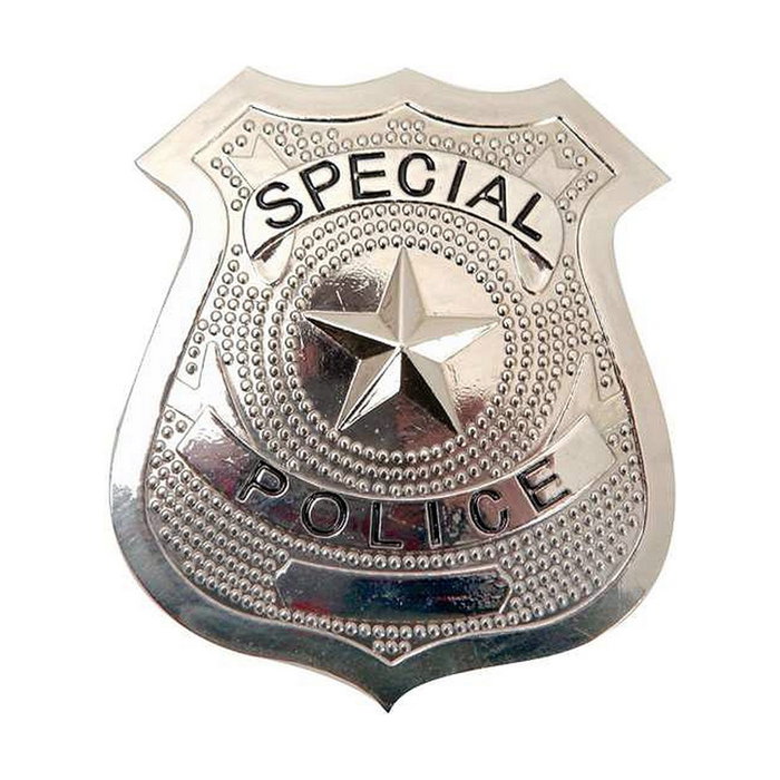 My Other Me Plaque de Police Métal 7 x 6 cm